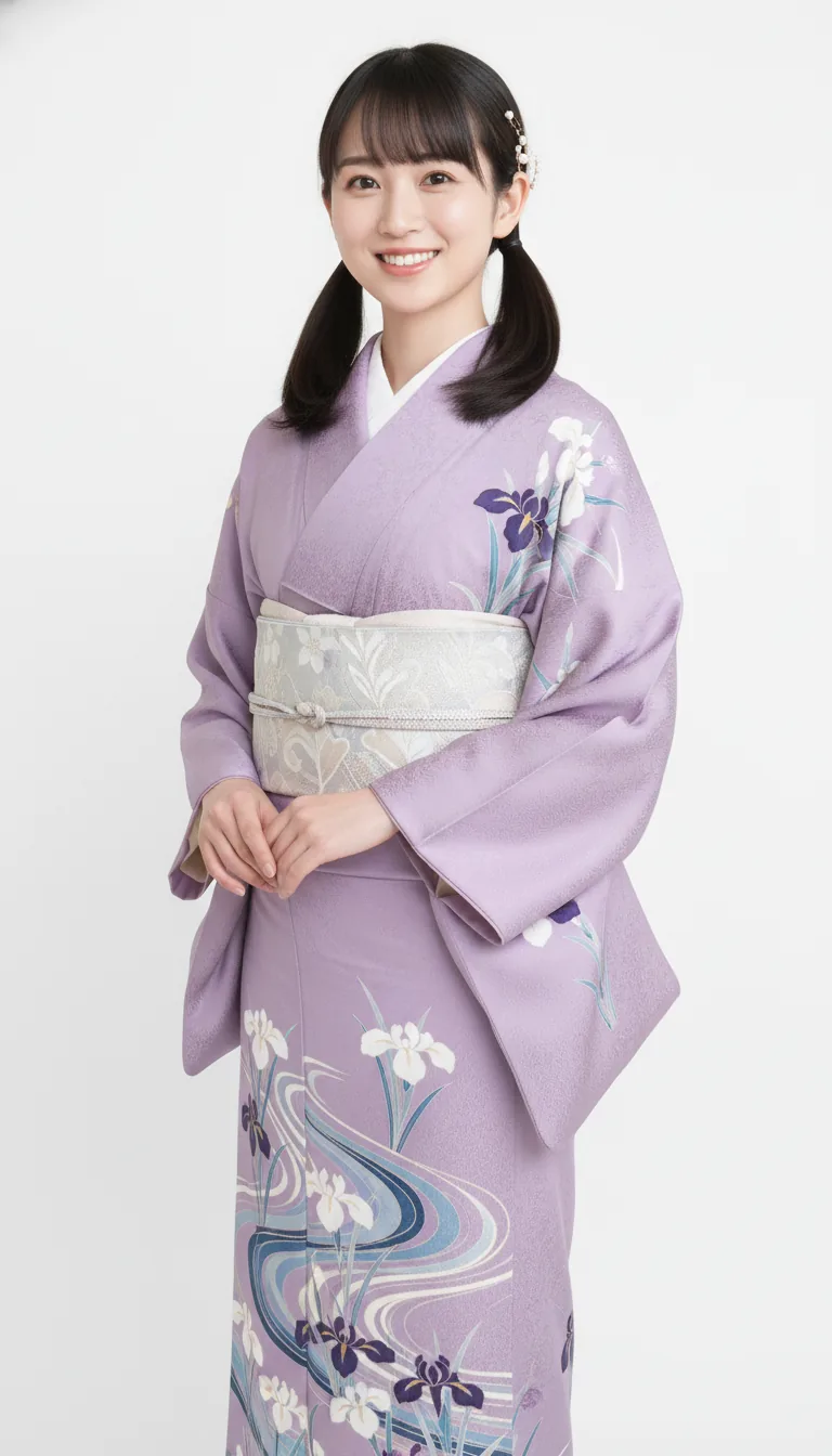 優雅訪問著和服