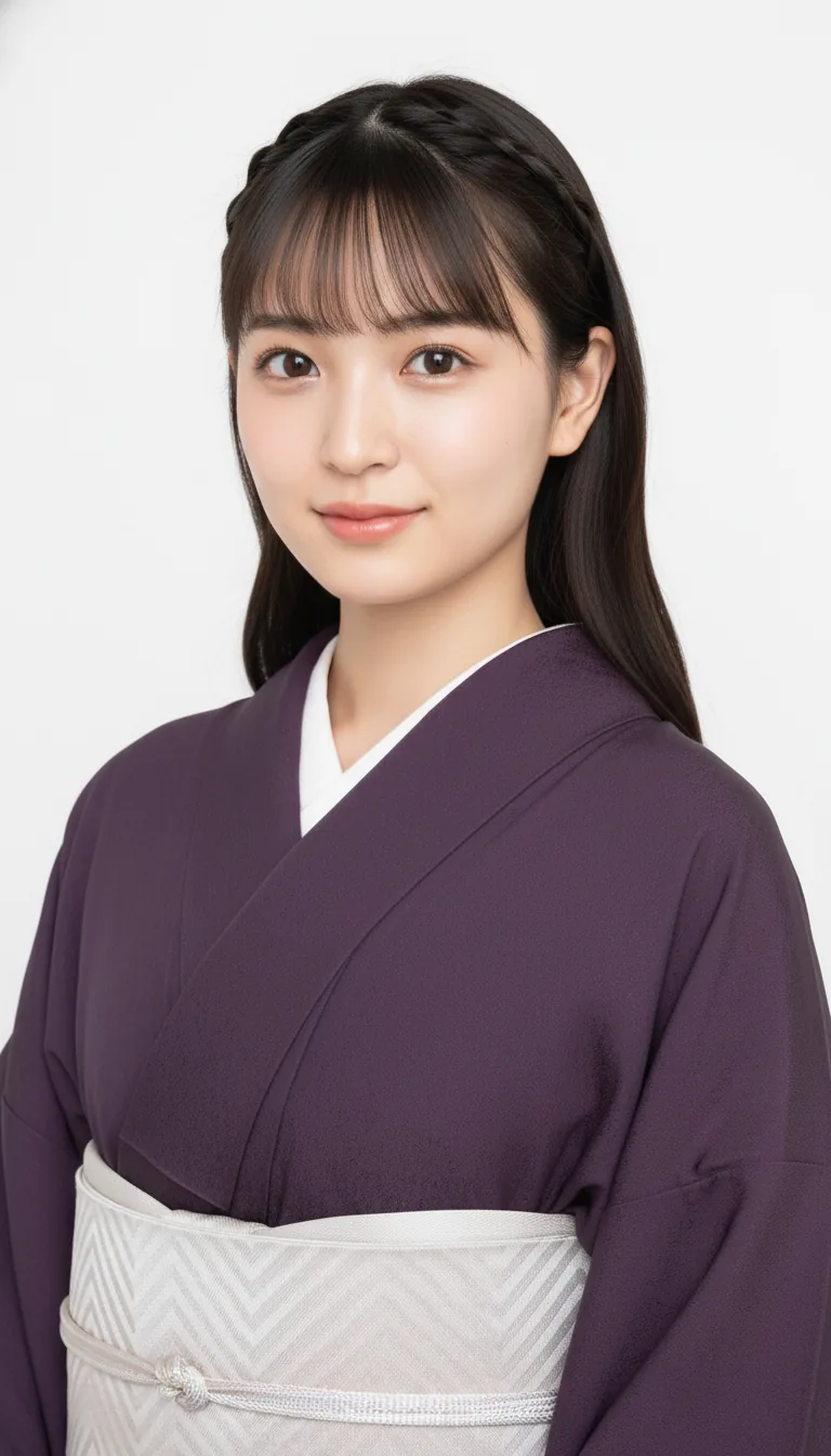 簡約色無地和服