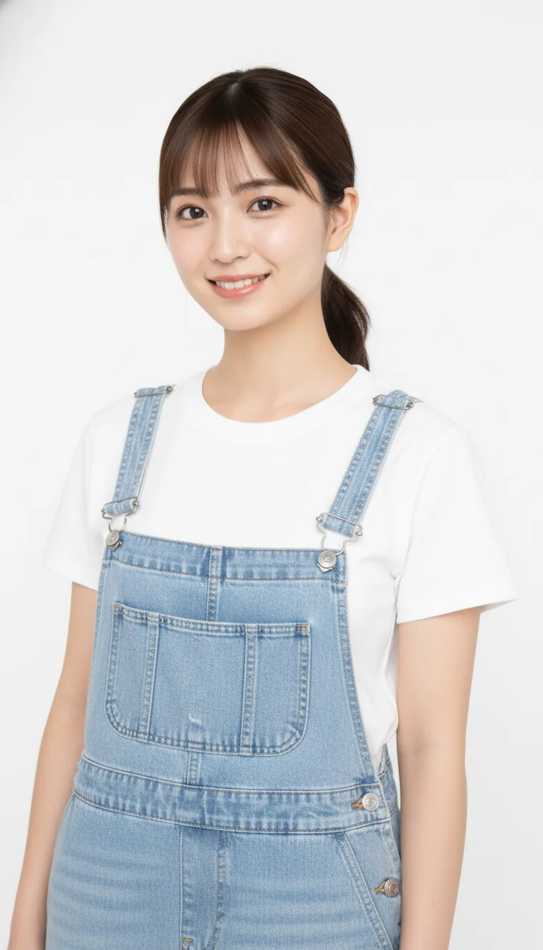 清新丹寧吊帶裙