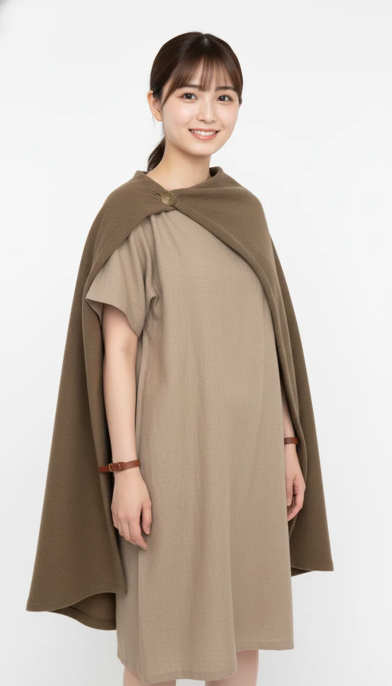 羅馬旅人束腰長袍與披風