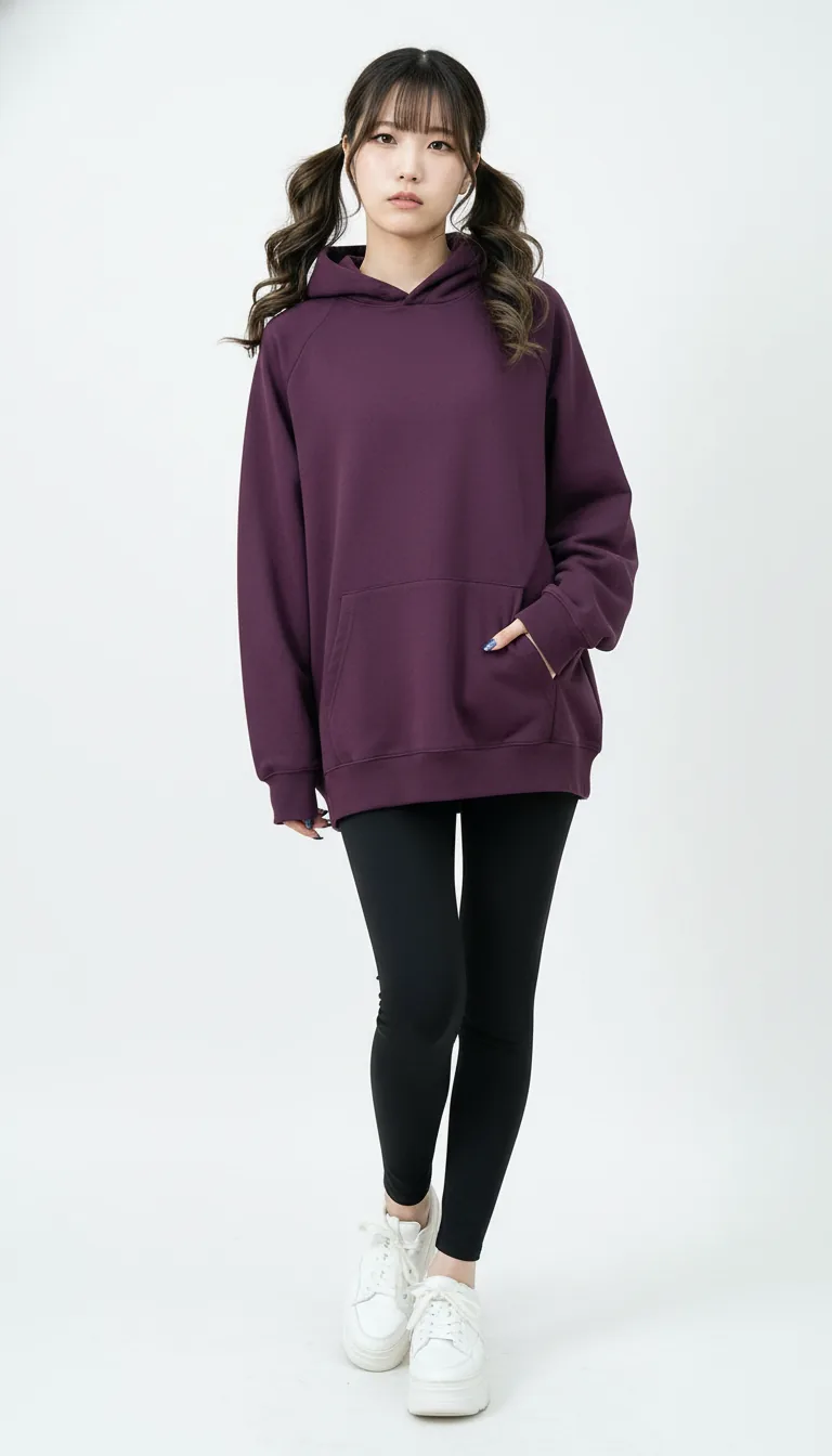 街頭潮流深紫色運動風