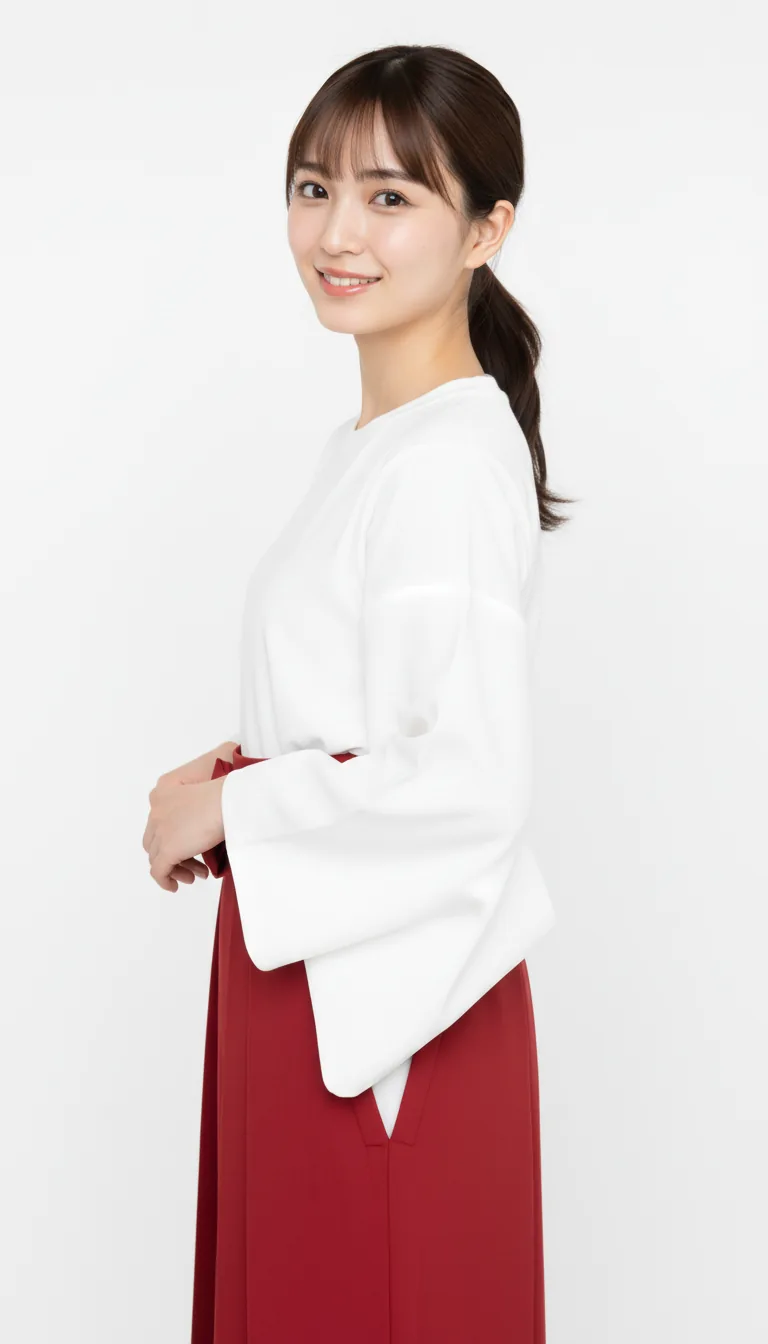 現代簡約巫女風