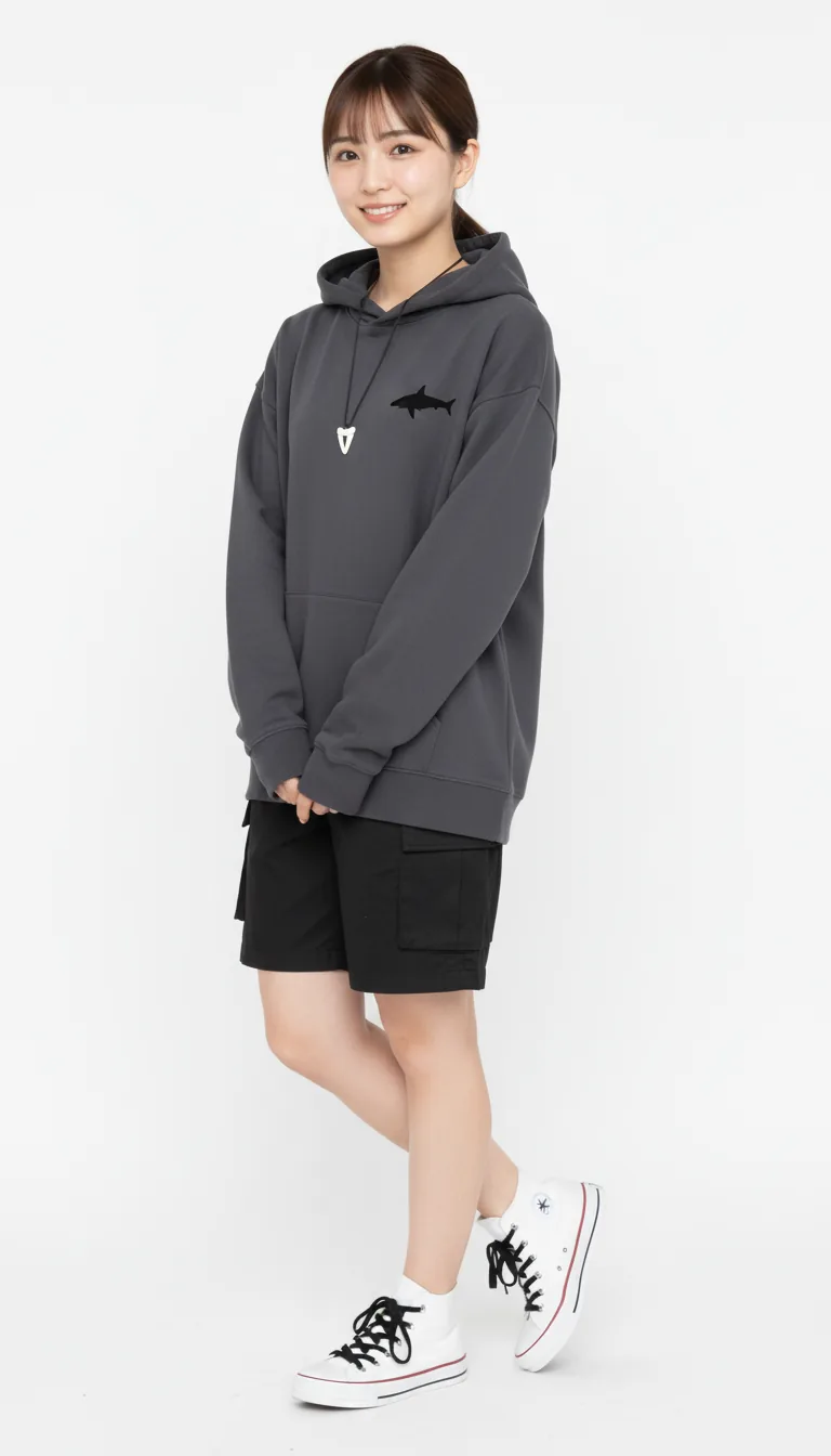 時髦鯊魚街頭風