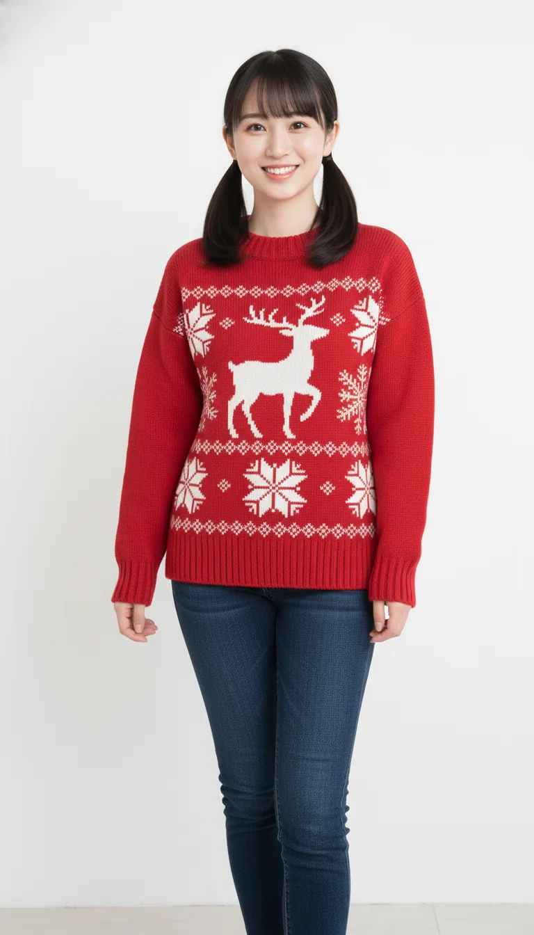 溫馨聖誕毛衣套裝