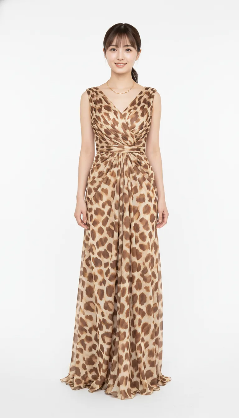 優雅長頸鹿晚禮服