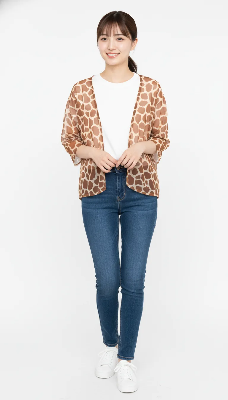 時尚長頸鹿休閒穿搭