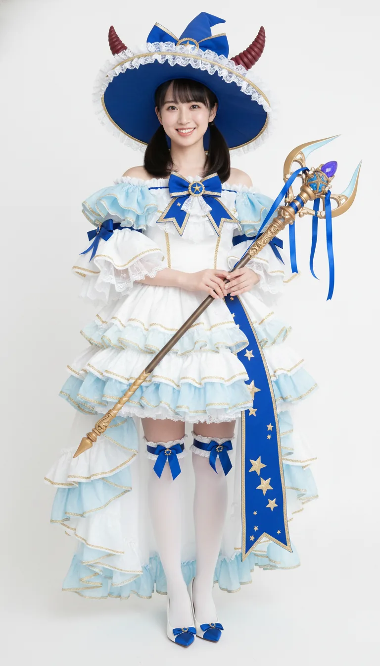 魔法少女裝 - 優雅持杖特寫